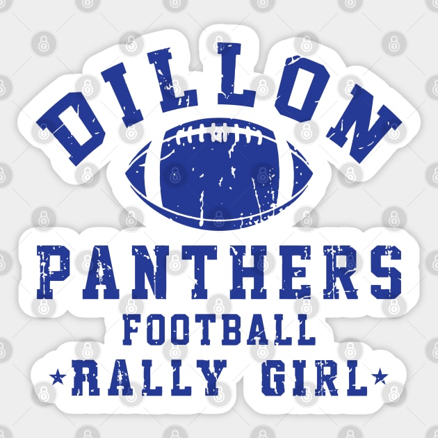 Dillon Panthers Football Rally Girl // FNL FanArt Sticker by darklordpug